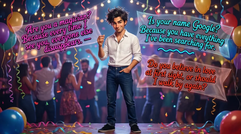 Party Pick Up Lines to Ask a Girl