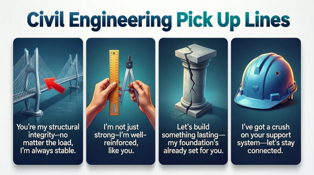 Civil Engineering Pick Up Lines