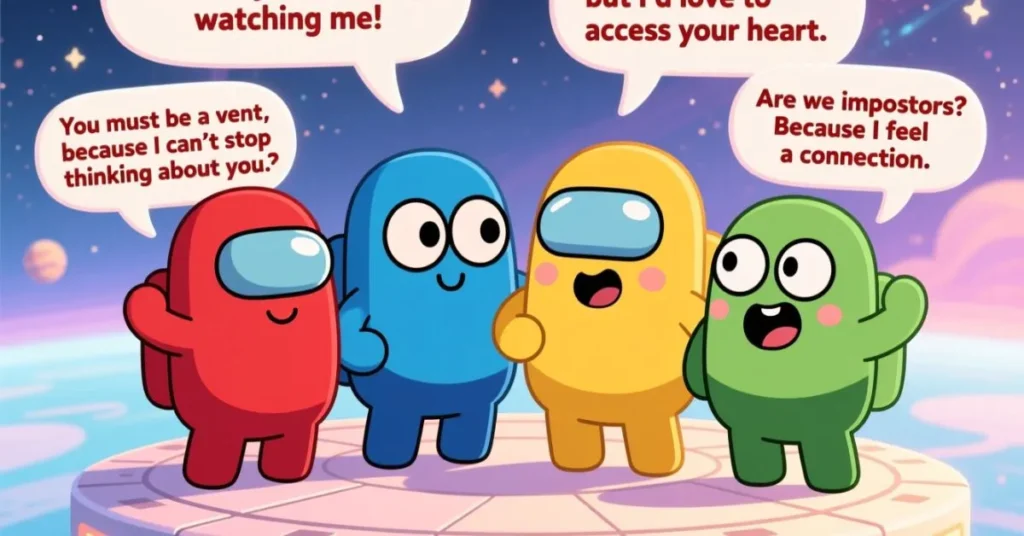 Funny Among Us Pick Up Lines