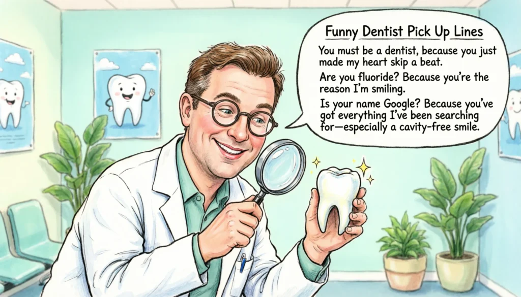 Funny Dentist Pick Up Lines