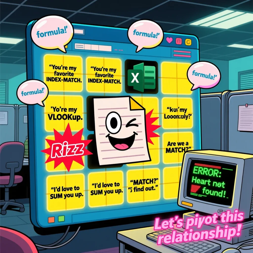 Funny Dirty Excel Rizz Lines