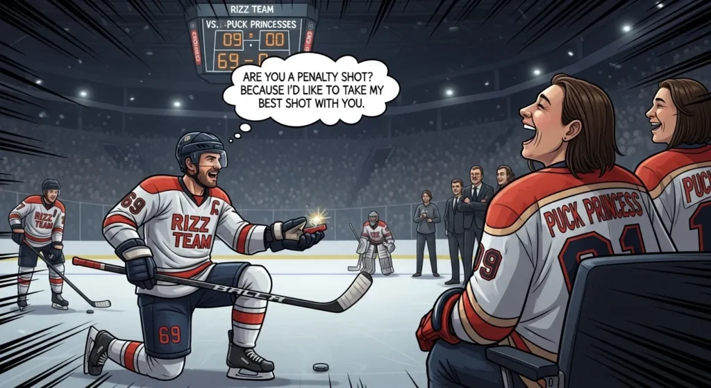 Funny Hockey Rizz Lines