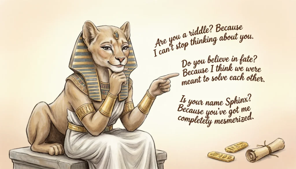 Sphinx Pick Up Lines for Crush