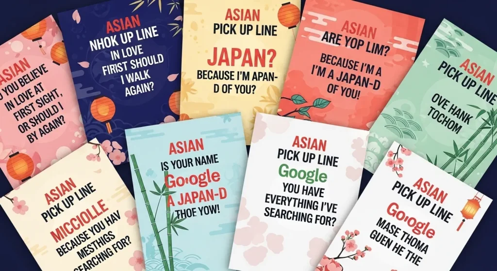 Asian Pick Up Lines (Latest)