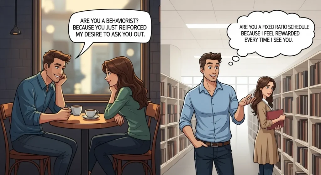 Behaviour Pick Up Lines for Him