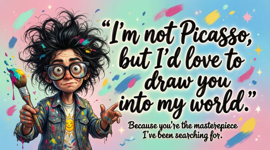 Funny Artist Pick Up Lines