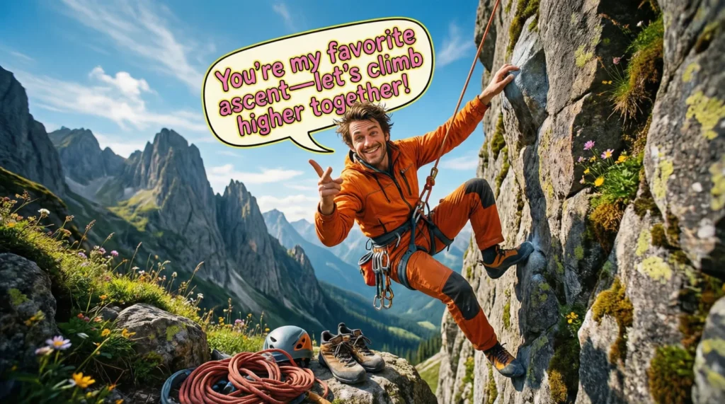 Funny Climbing Pick Up Lines