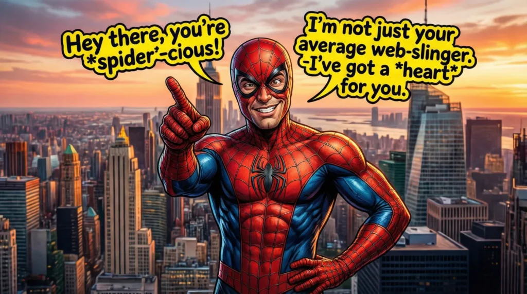 Funny Spiderman Pick Up Lines