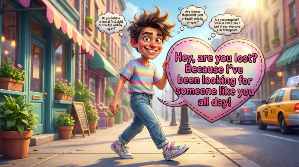 Funny Walk Pick Up Lines