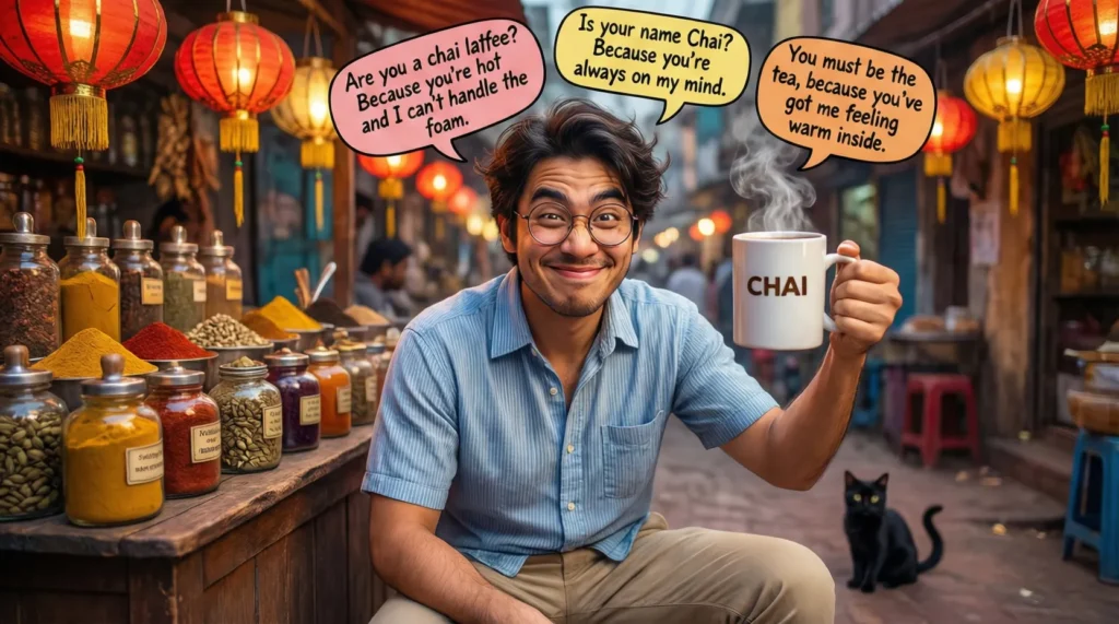 Funny Chai Pickup Lines