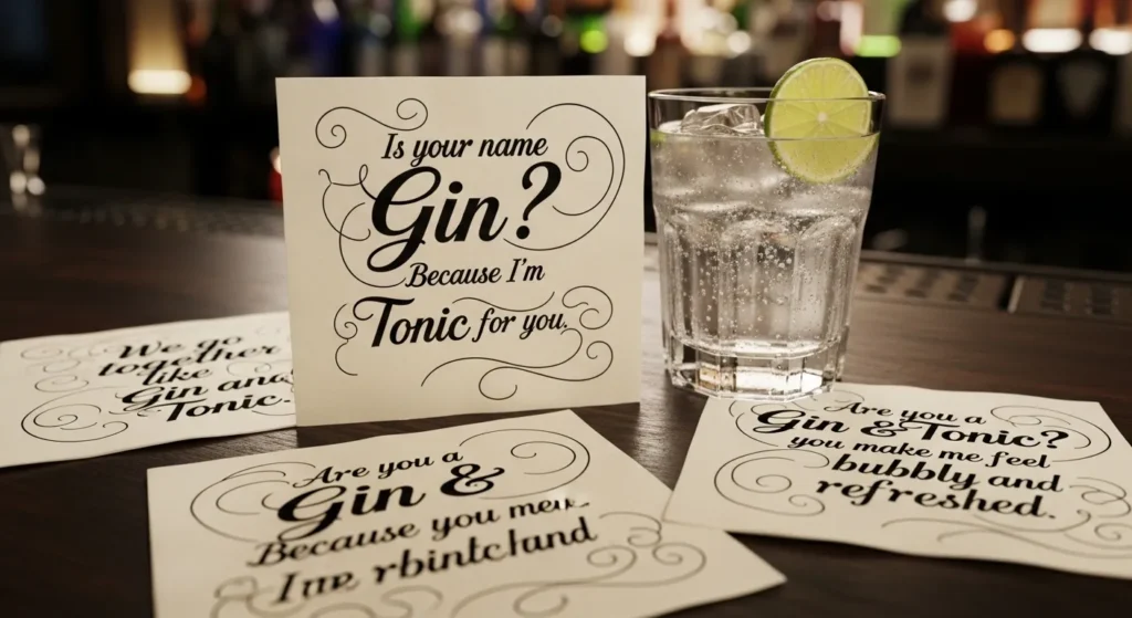 Gin and Tonic Pick Up Lines