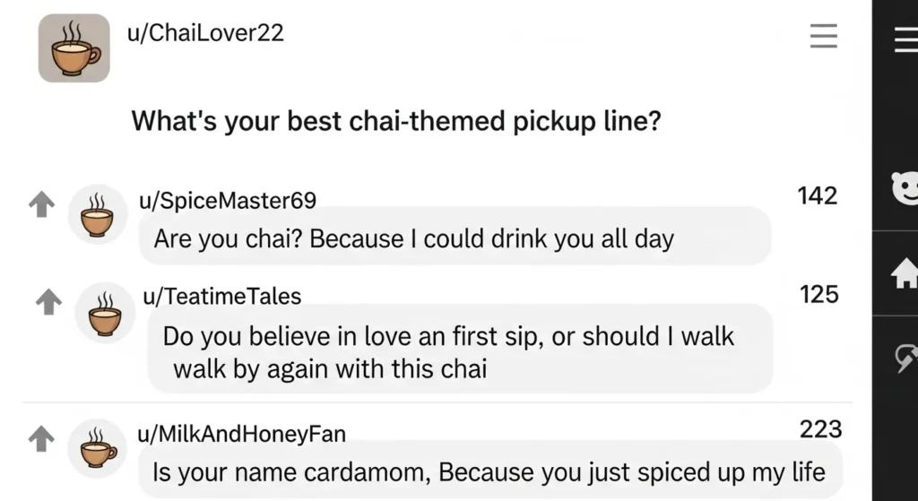 Chai with Crush (Latest Pick Up Lines)