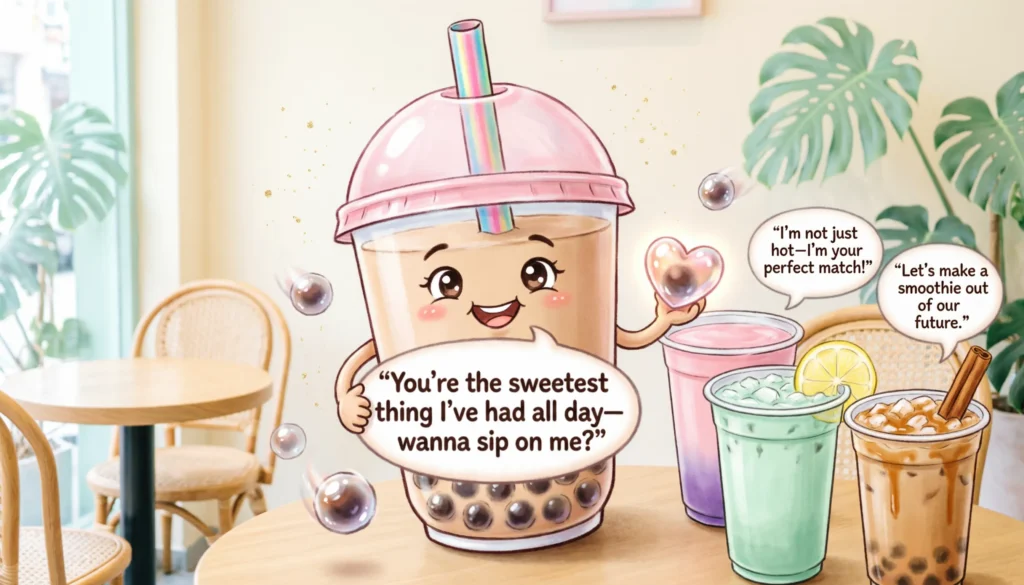 Funny Boba Pickup Lines
