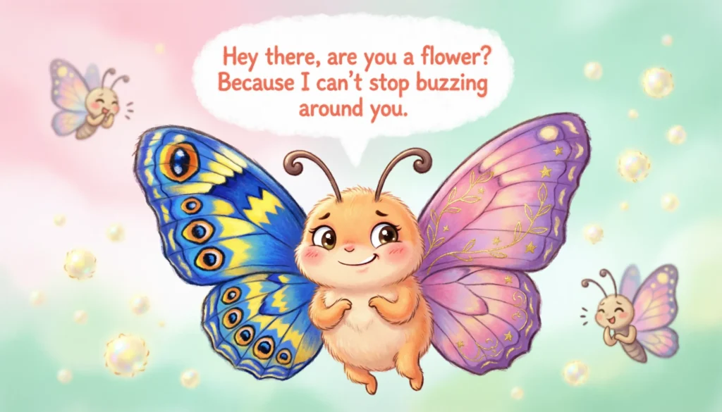 Funny Butterfly Pickup Lines