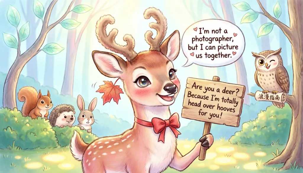 Funny Deer Pickup Lines