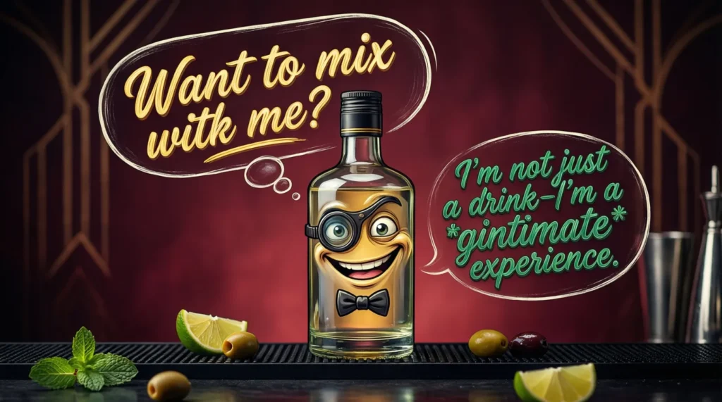 Funny Gin Pickup Lines