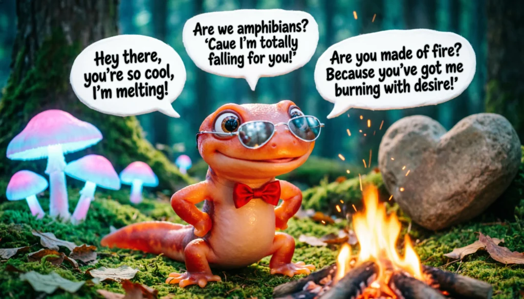 Funny Salamander Pickup Lines