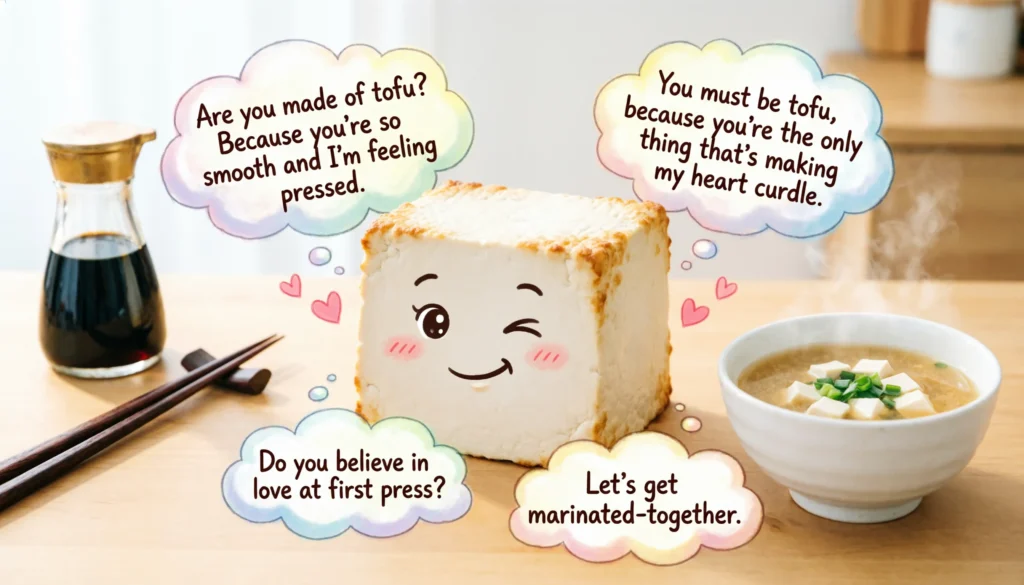 Funny Tofu Pickup Lines