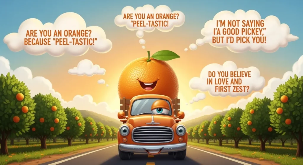 Orange Pick Up Lines 