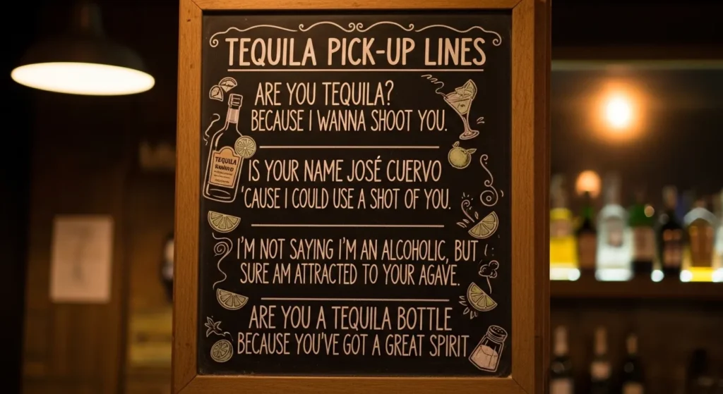 Tequila Pick Up Lines