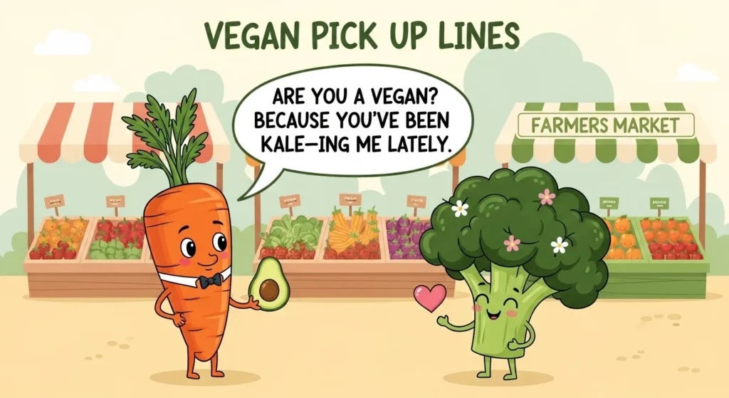 vegan pick up lines