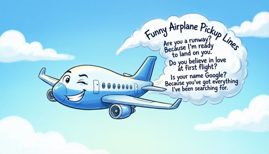 Funny Airplane Pickup Lines