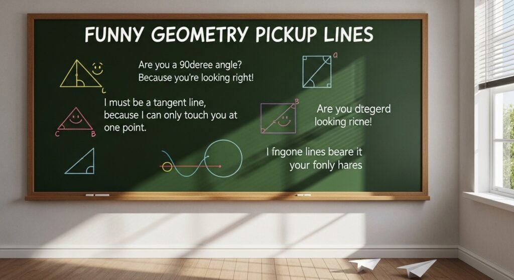 funny geometry pickup lines