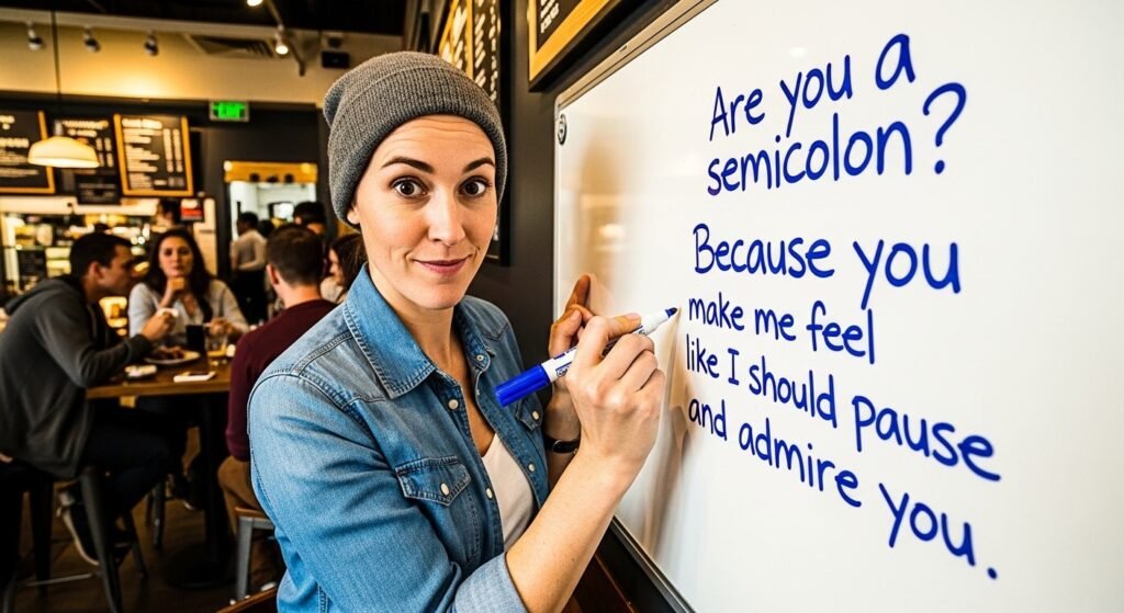 funny grammar pickup lines