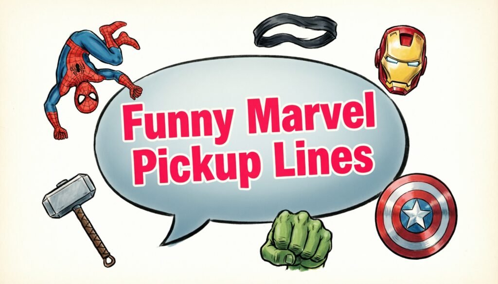 funny marvel pickup lines