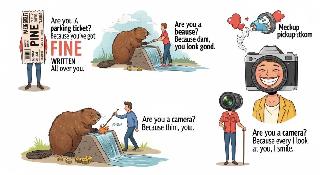 funny metaphor pickup lines