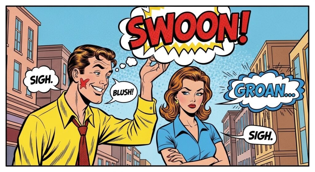 funny onomatopoeia pickup lines