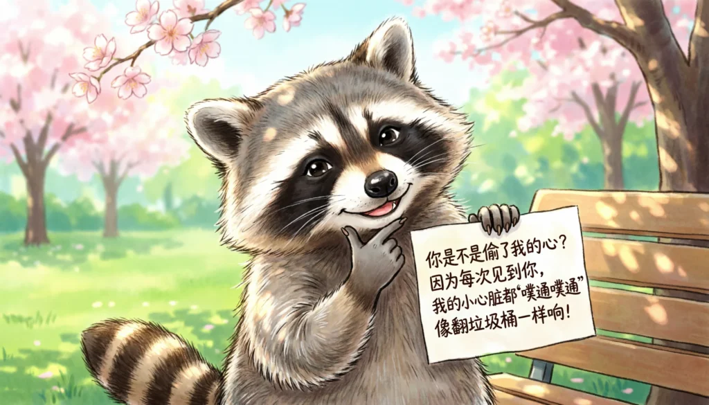 Funny Raccoon Pickup Lines