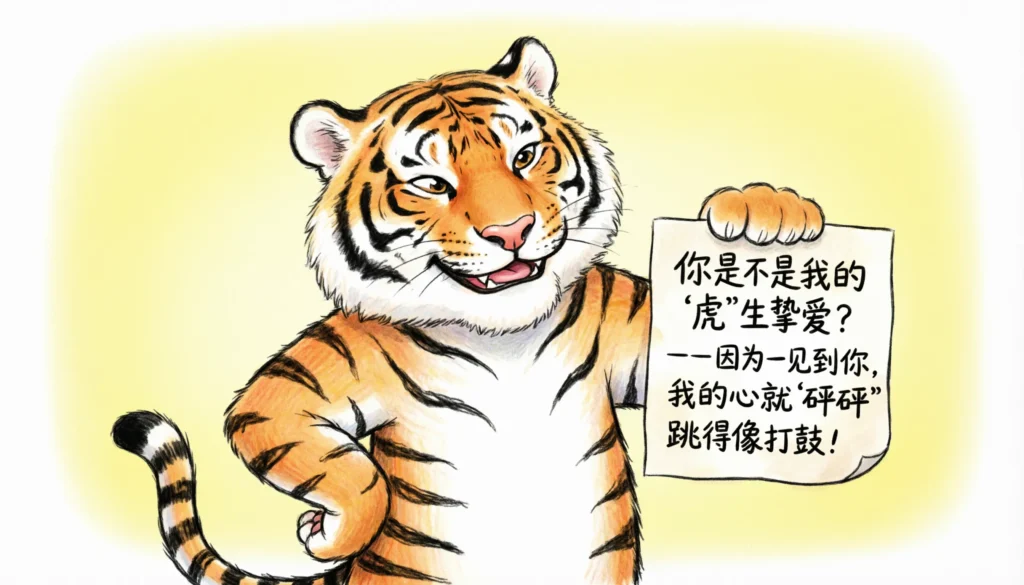 Funny Tiger Pickup Lines