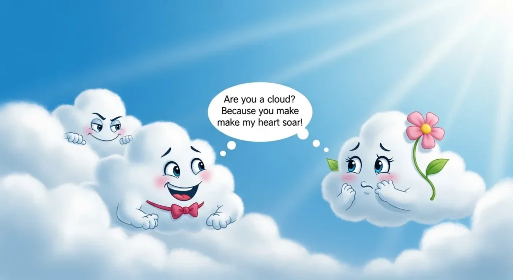  Funny Cloud Pickup Lines