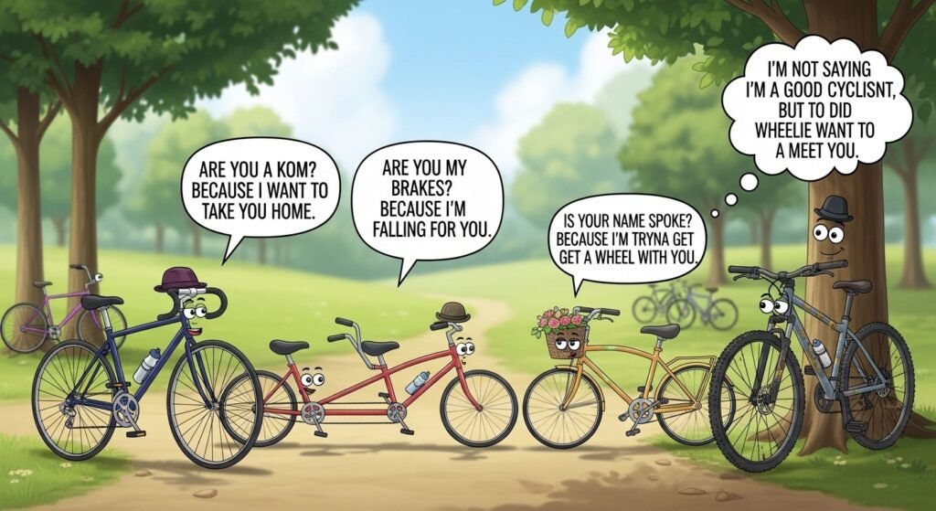 Funny Bicycle Pickup Lines