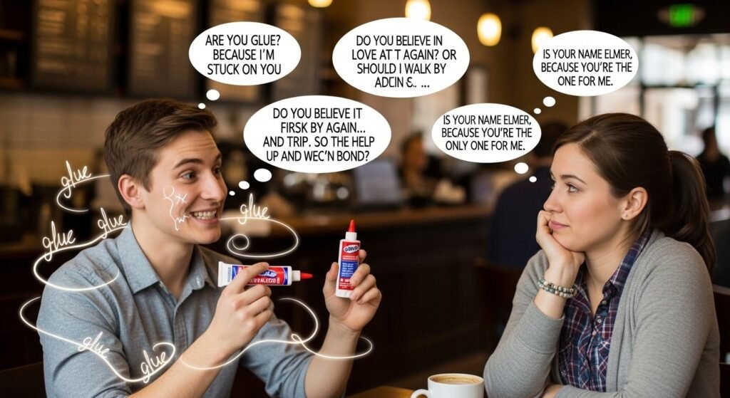 Funny Glue Pickup Lines