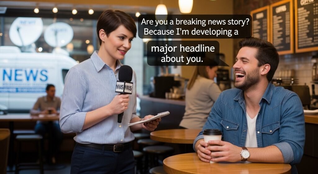  Funny News Pickup Lines