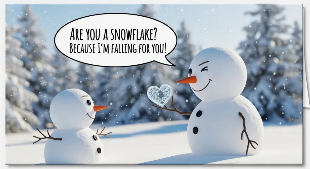 Funny Snow Pickup Lines