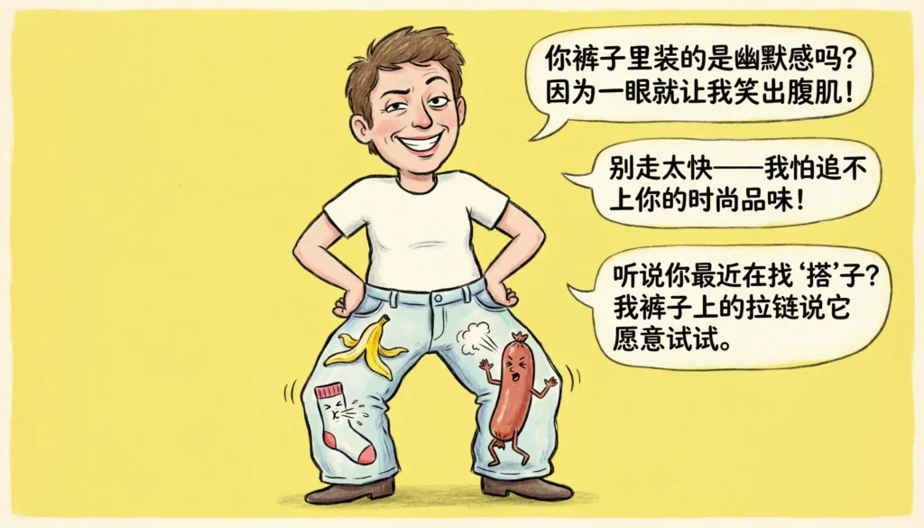  Funny Pants Pickup Lines