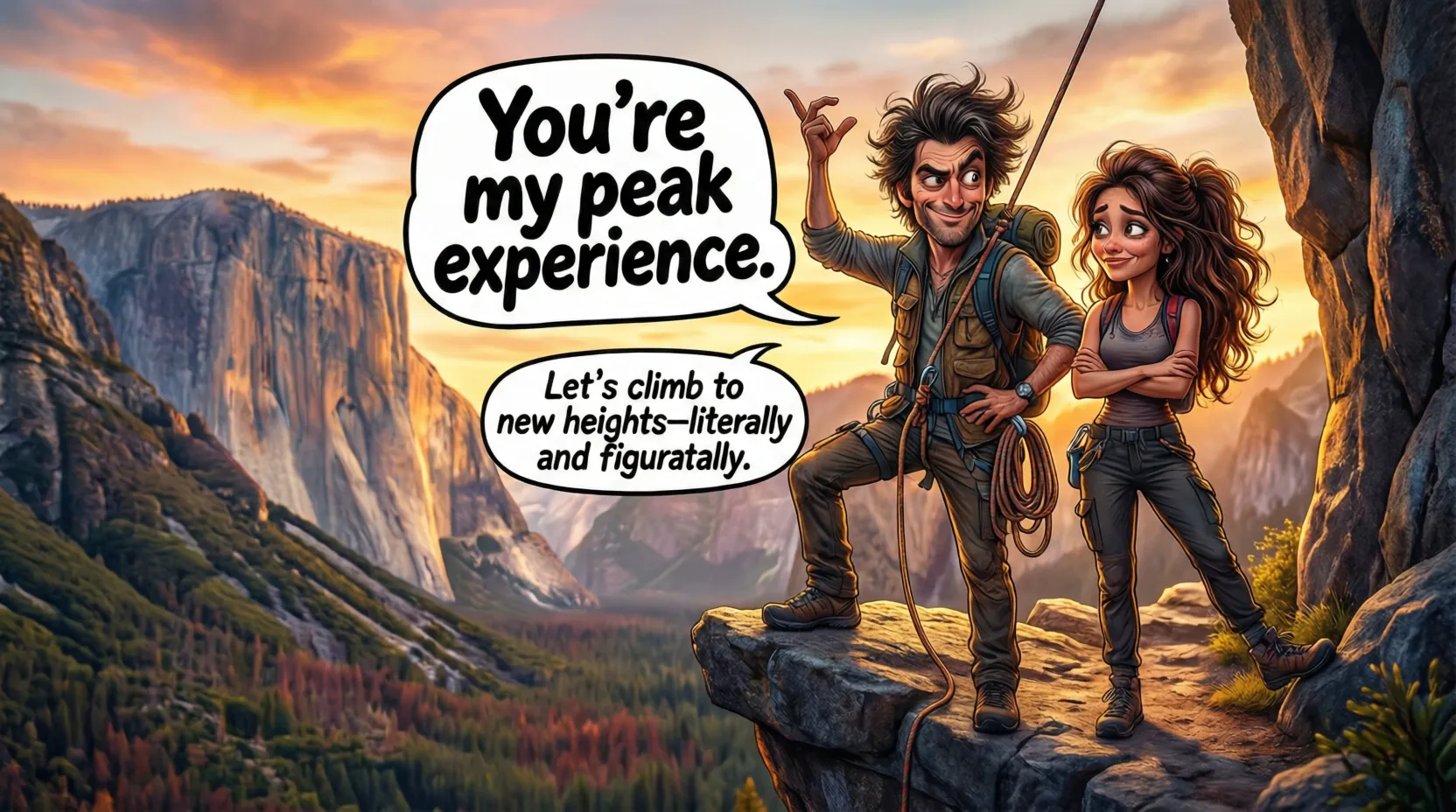 Climbing Pick Up Lines That Take Flirting to New Heights