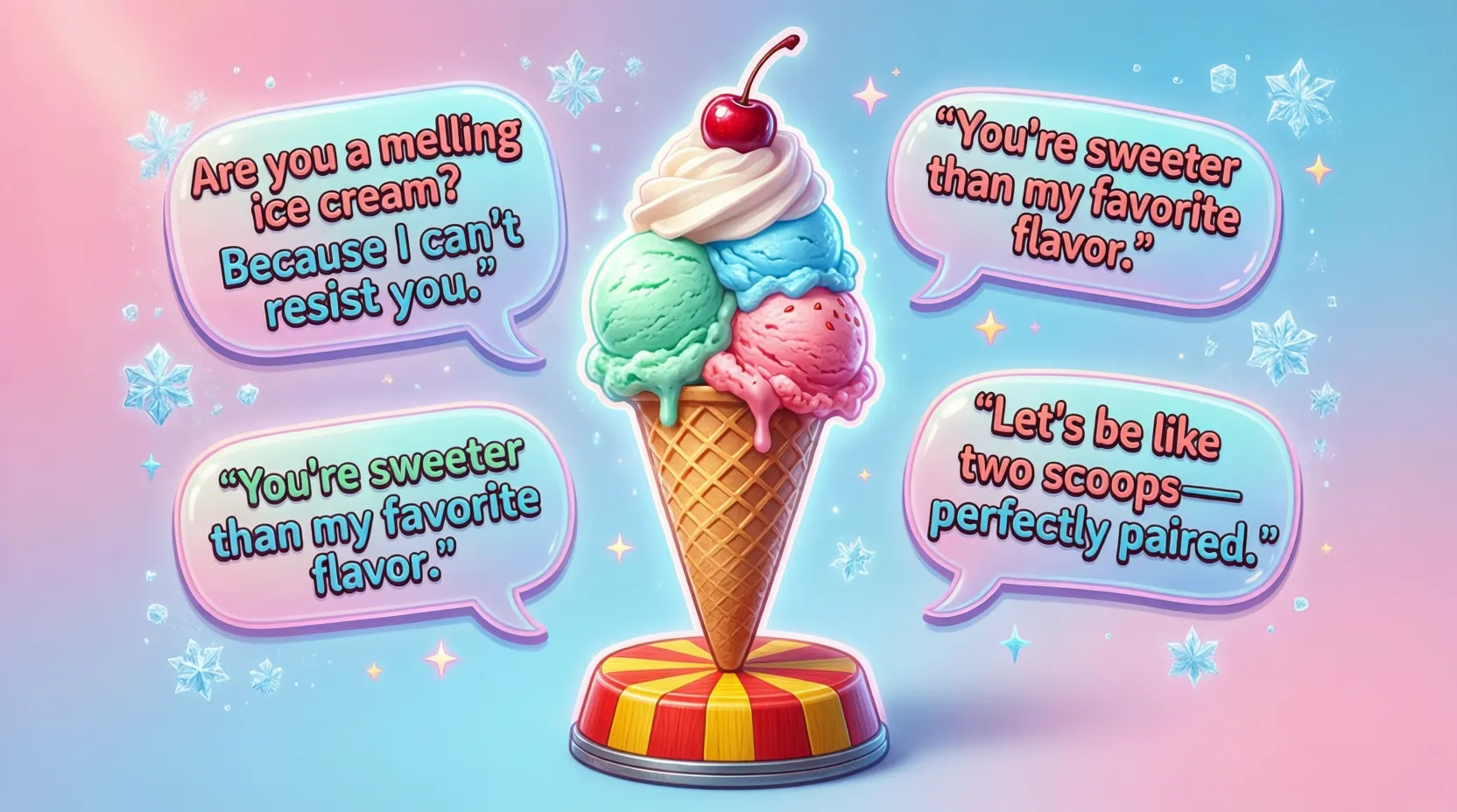 Ice Cream Pick Up Lines : That Are Cooler Than Summe