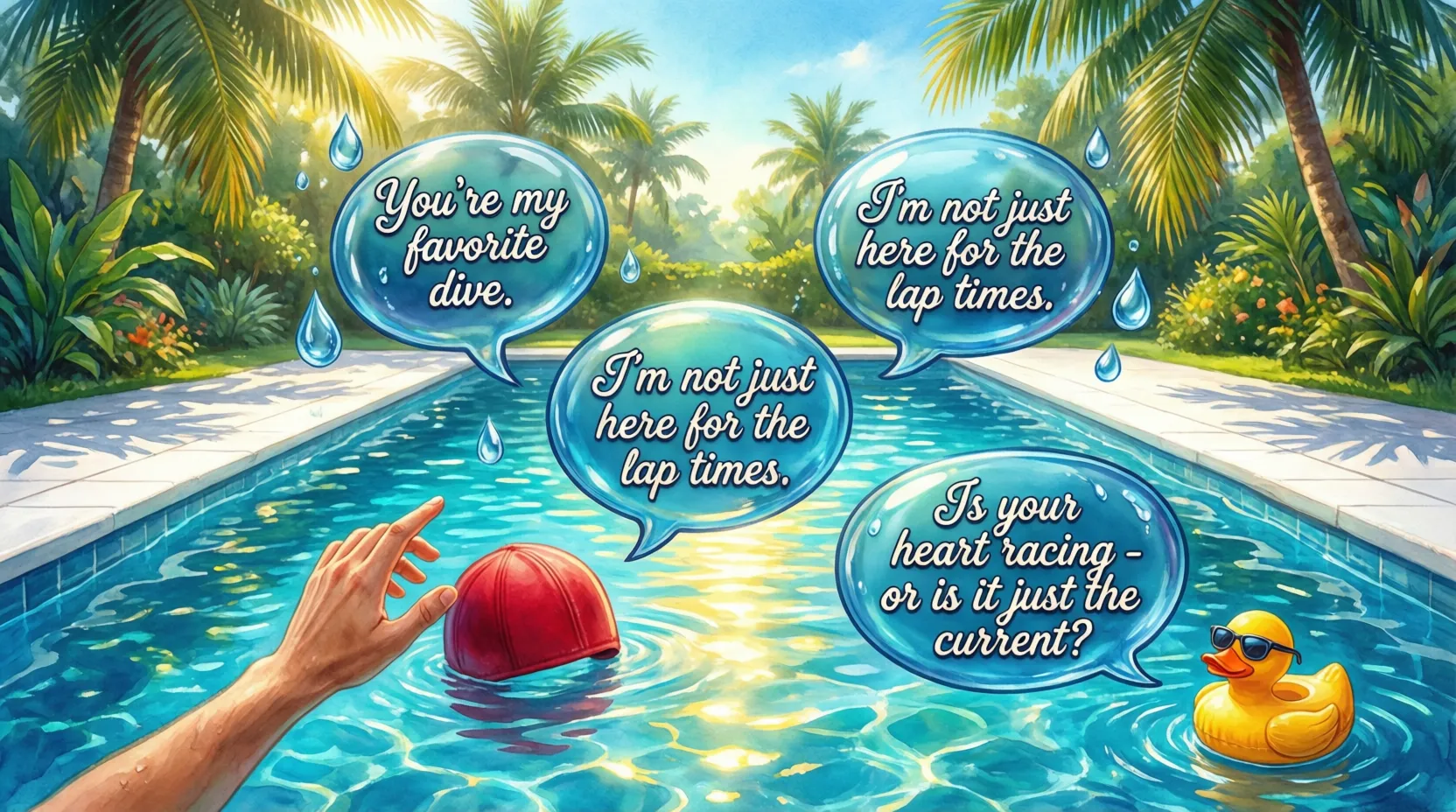 Swimming Pick Up Lines That Float Straight to Love