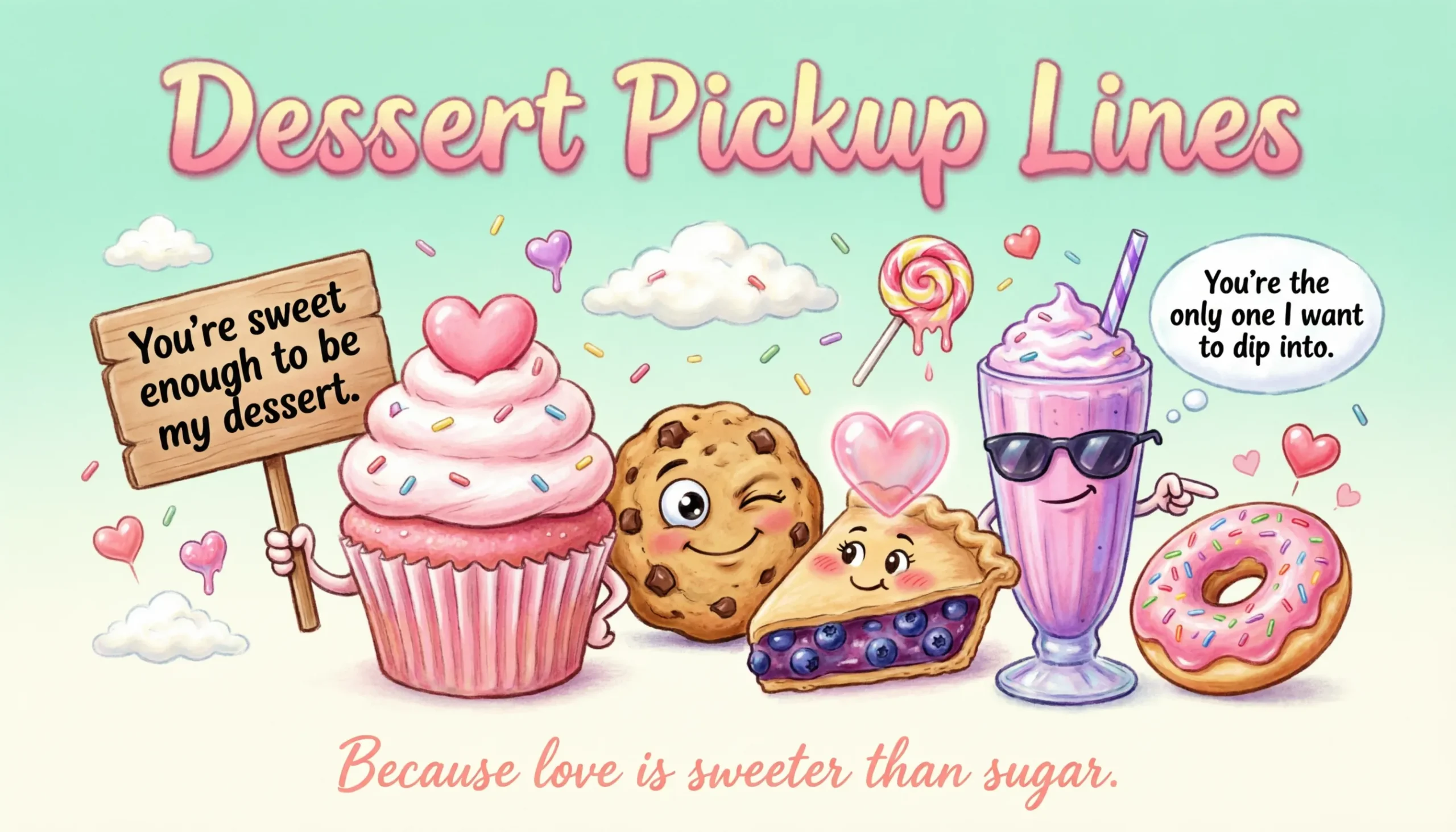 Dessert Pickup Lines