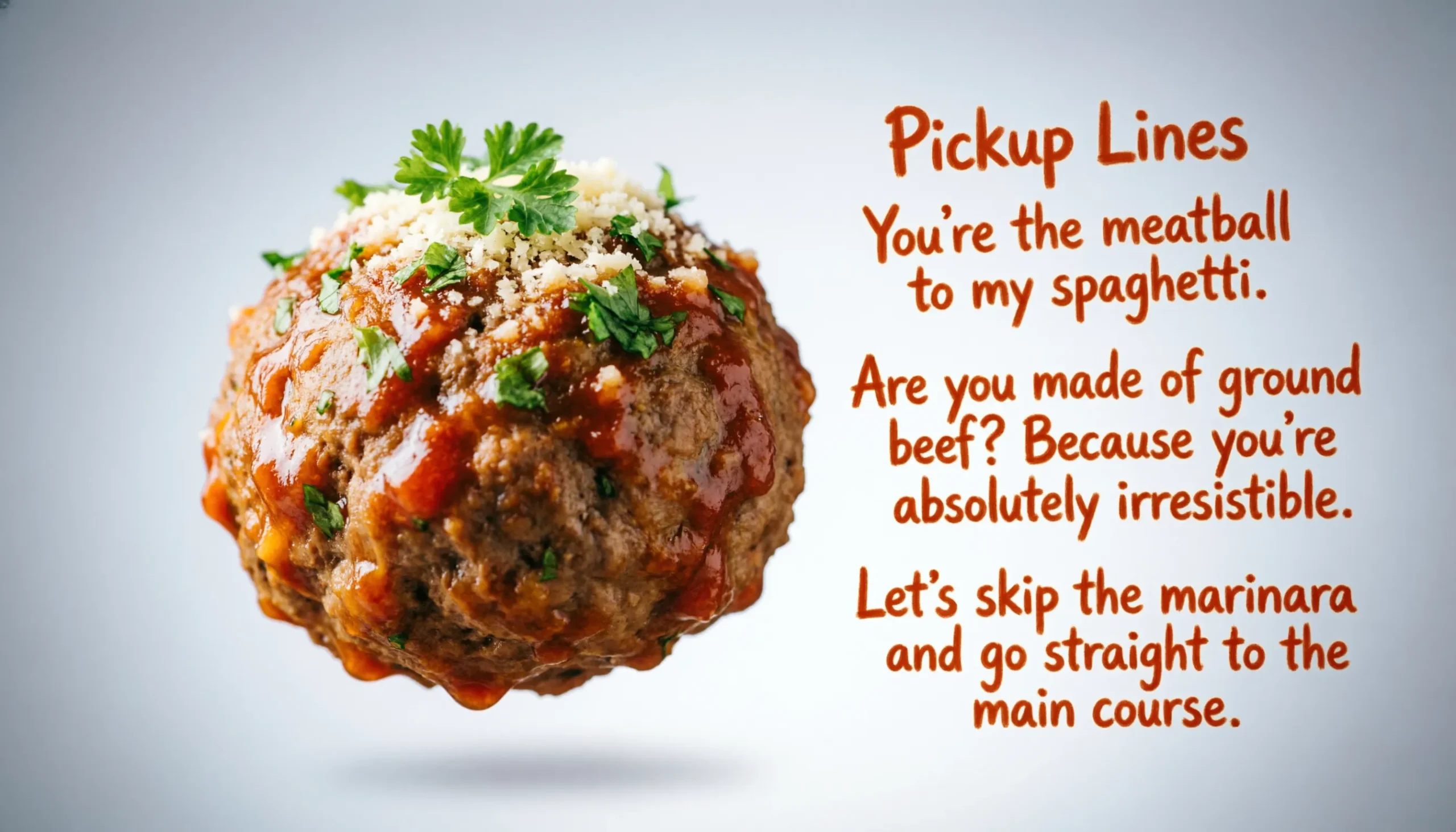 Meatball Pickup Lines