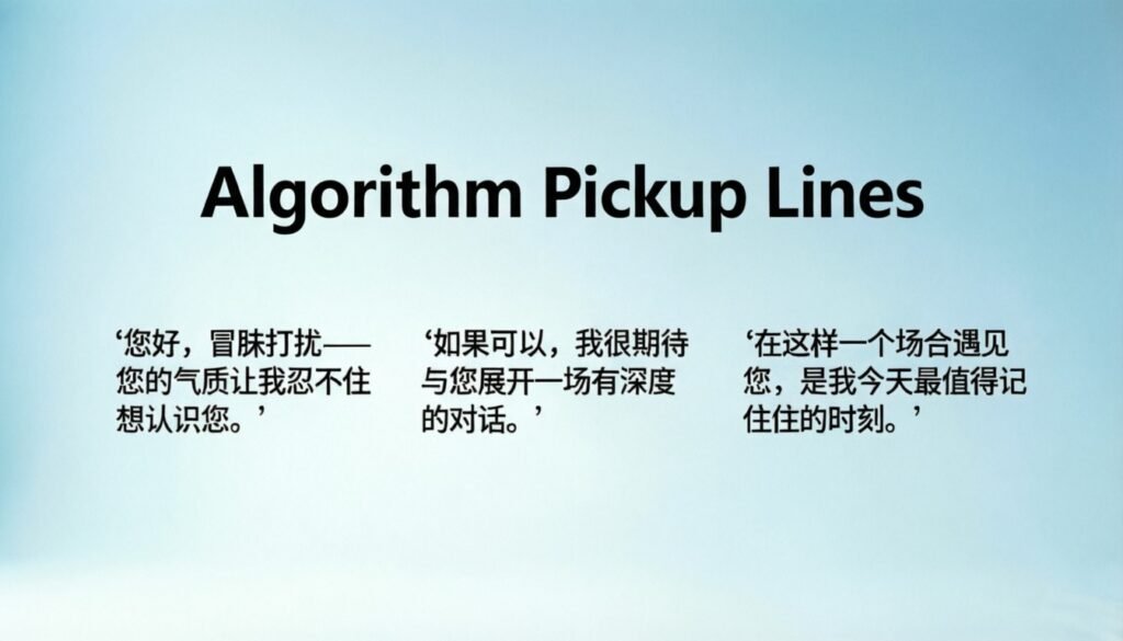 102 + Algorithm Pickup Lines: Funny, Clever & Geeky for (2026)