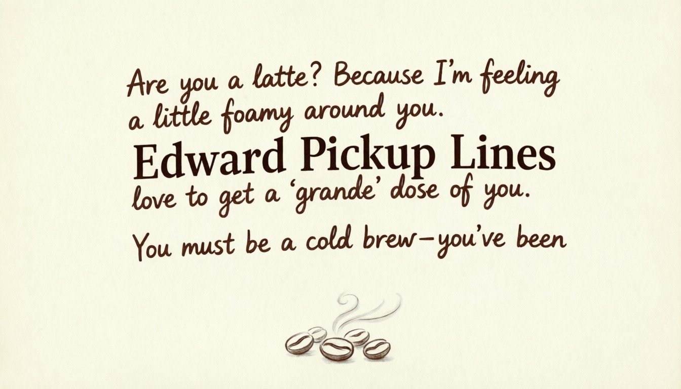 Edward pickup lines