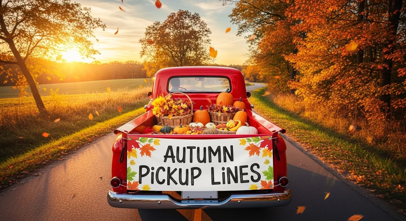 Autumn Pickup Lines