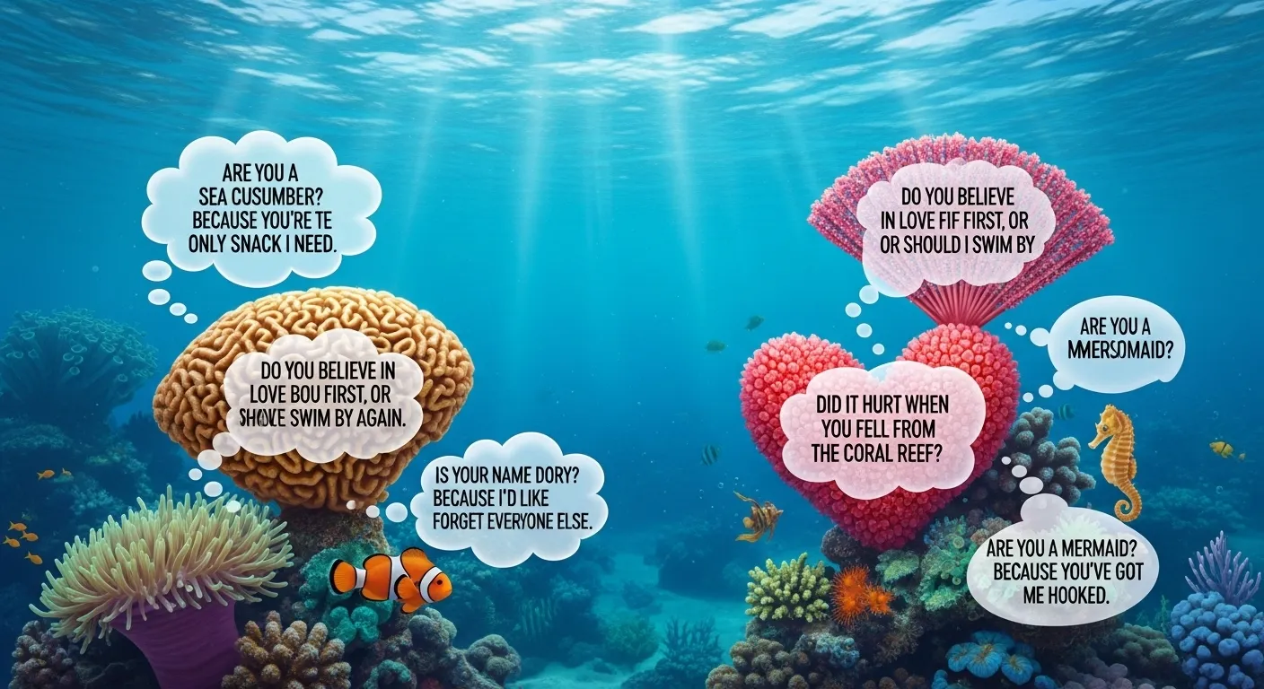 Coral Pickup Lines