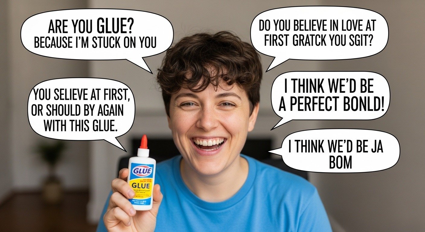 Glue Pickup Lines