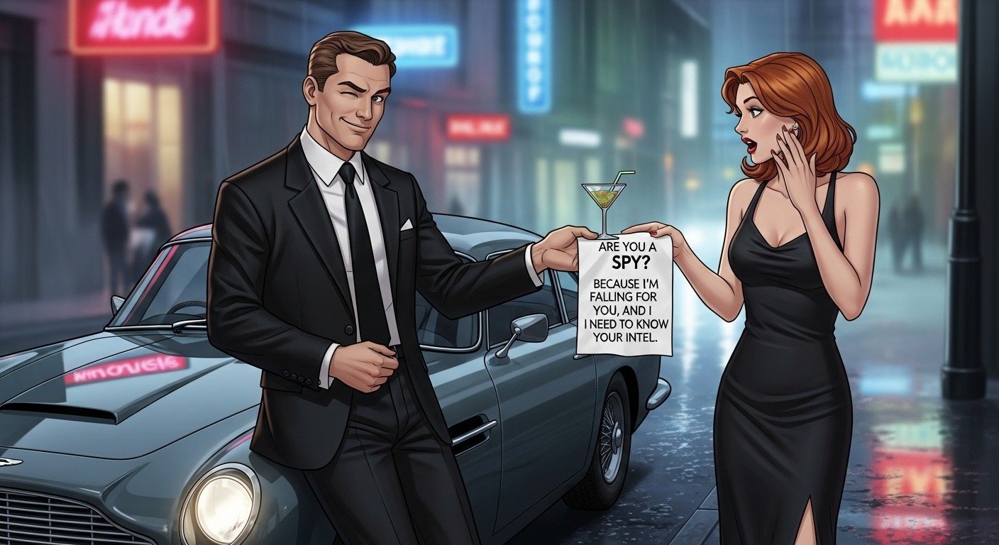 Spy Pickup Lines